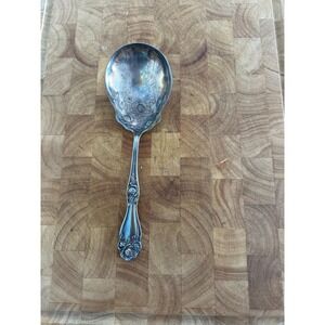 Holmes & Edwards XIV "American Beauty Rose" 8.5" Spoon Silverplate